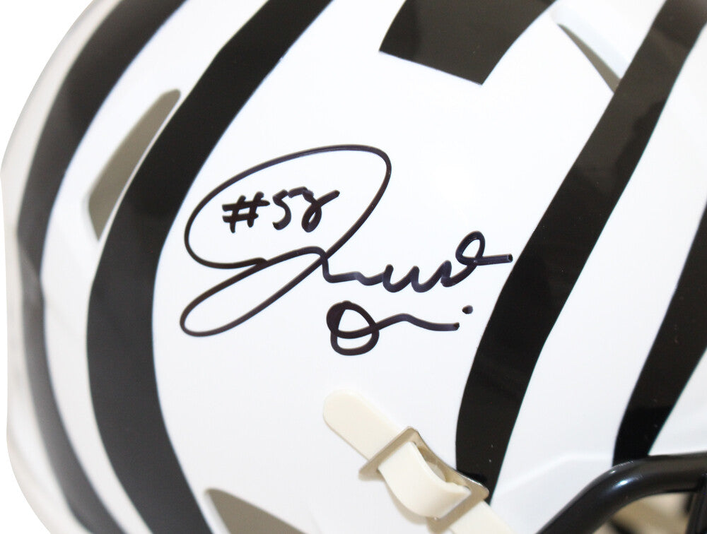Joseph Ossai Signed Cincinnati Bengals 2022 Alternate Mini Helmet Beckett 39342