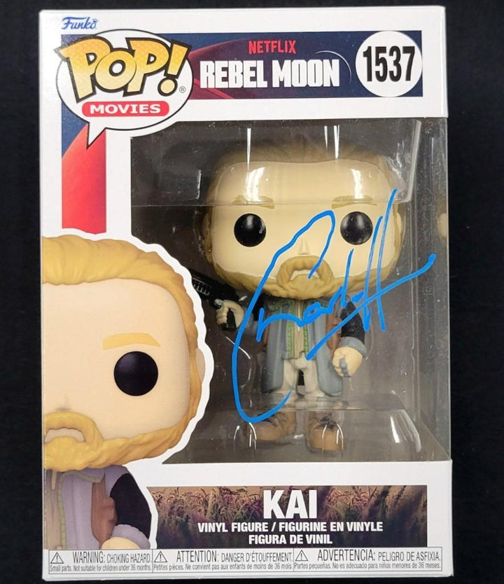 Charlie Hunnam signed Rebel Moon Kai Funko Pop! autograph (A) ~ Beckett BAS