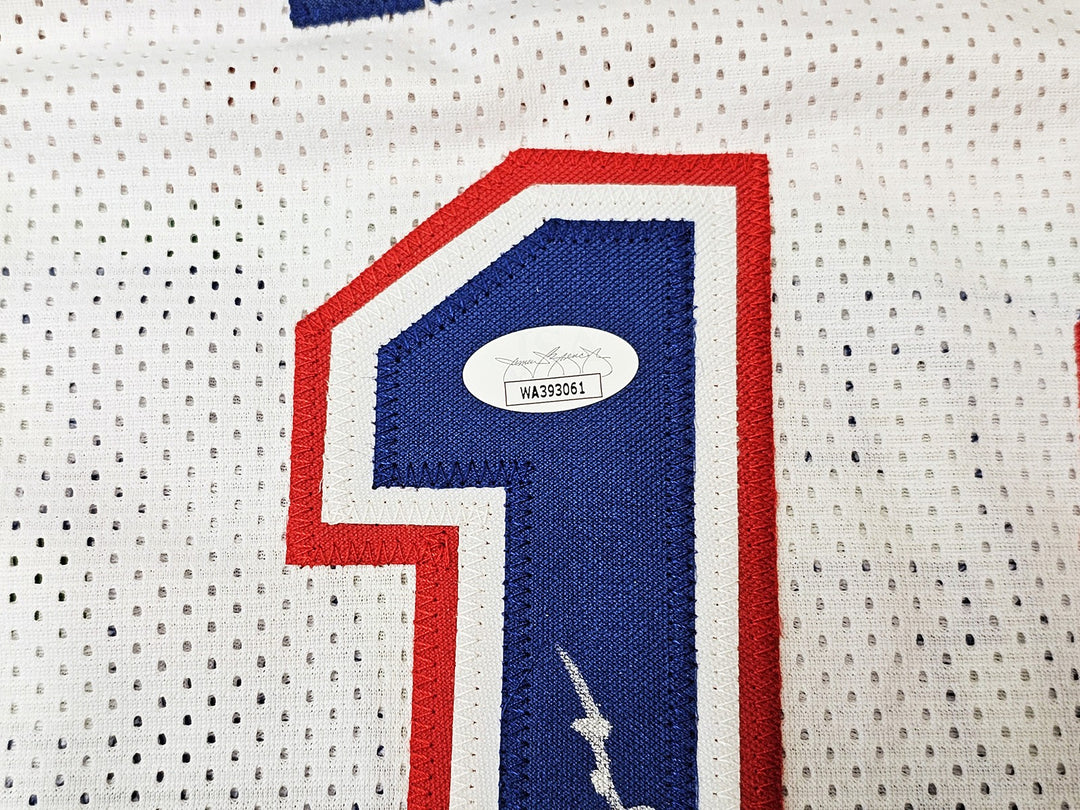Washington Bullets Elvin Hayes Autographed Signed White Jersey JSA