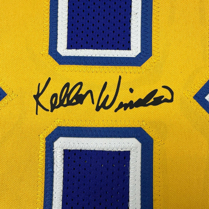 Facsimile Autographed Kellen Winslow Sr. San Diego Blue Reprint Jersey Men's XL