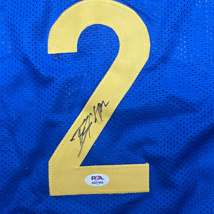 Brandin Podziemski Signed Jersey PSA Golden State Warriors Autographed