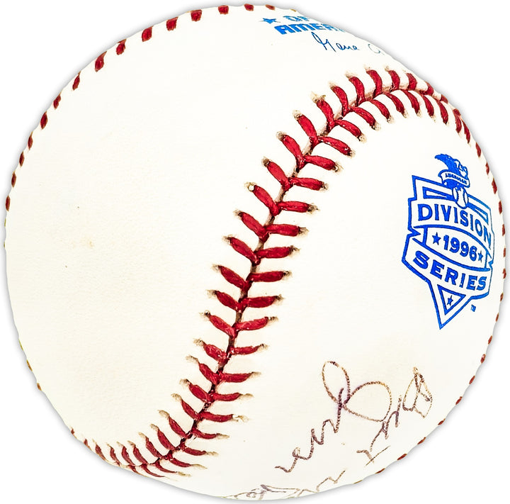 Jim Pearce Signed AL Division Series Logo Baseball Reds, Senators Beckett QR