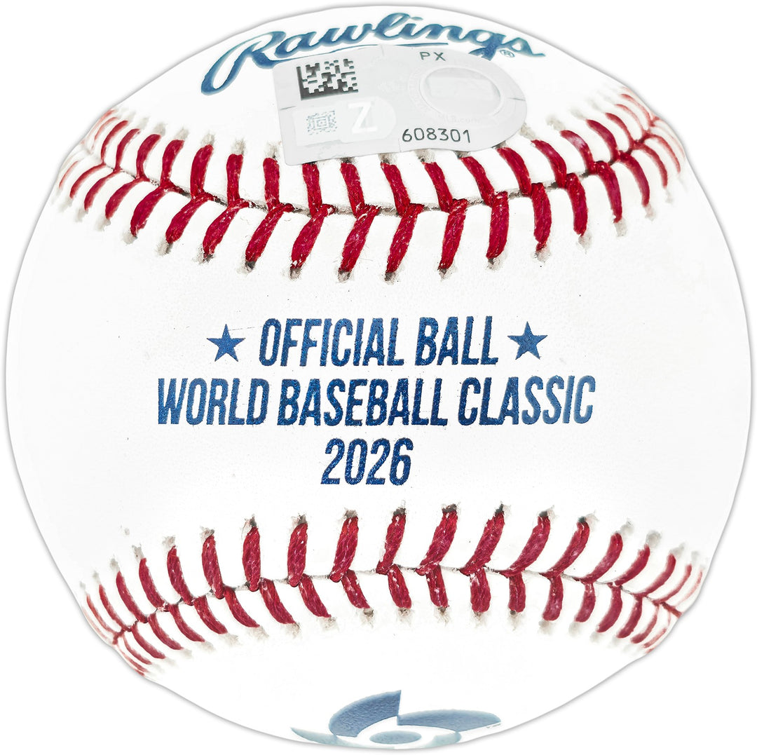 Cal Raleigh Signed Official 2026 WBC Logo Baseball Team USA Fanatics & MLB Holo