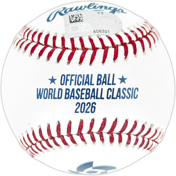 Cal Raleigh Signed Official 2026 WBC Logo Baseball Team USA Fanatics & MLB Holo