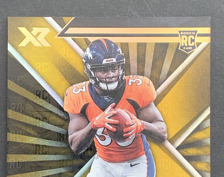 2021 PANINI XR JAVONTE WILLIAMS RC AUTO #4/5 Broncos Autograph SP Mint Rookie
