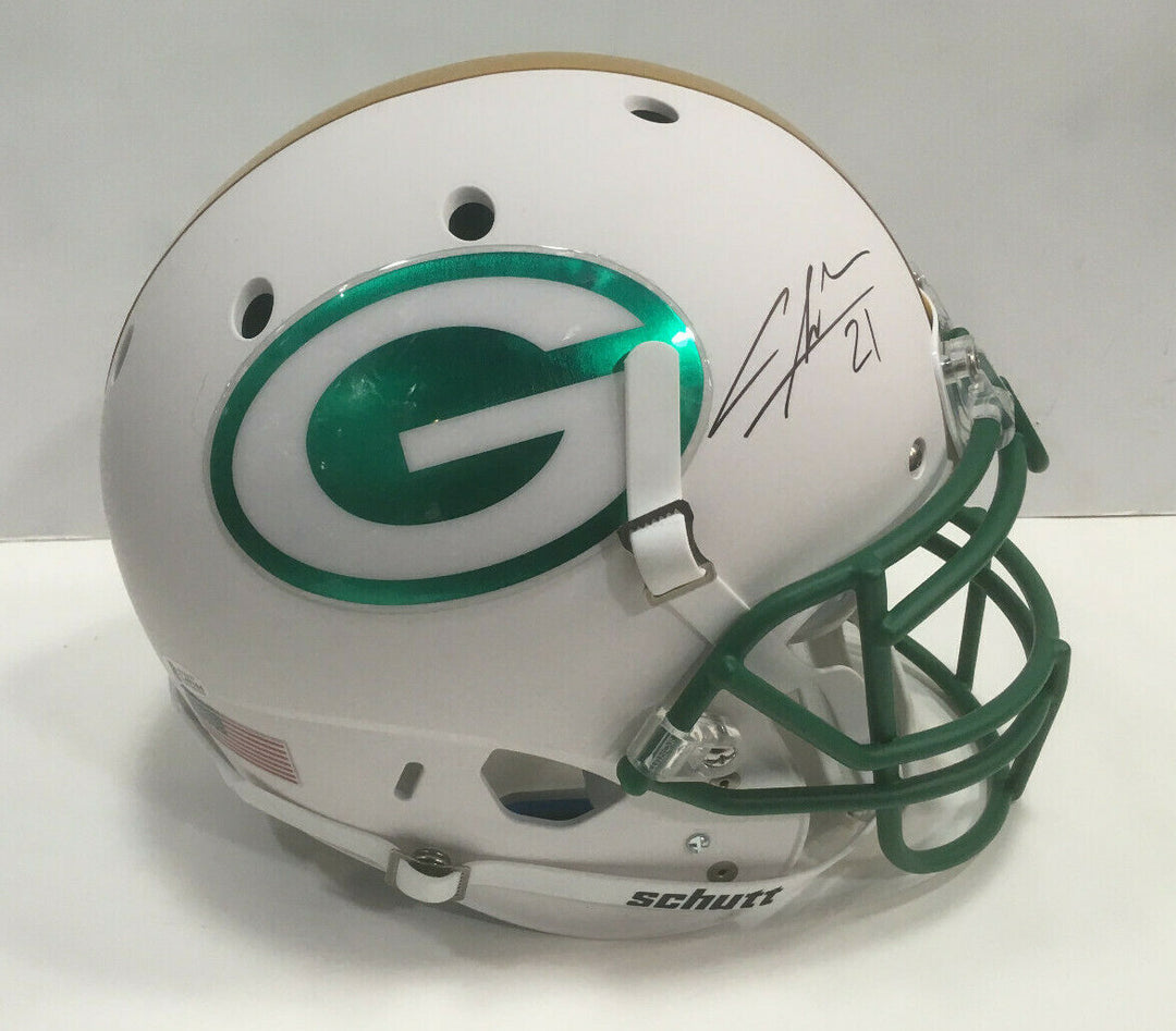 Charles Woodson signed Packers Hydro pro football helmet auto Beckett BAS COA
