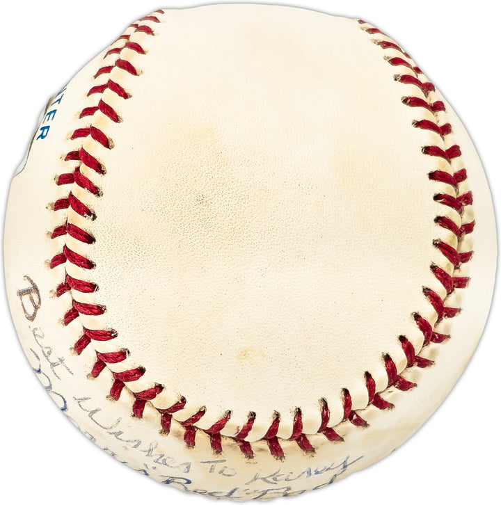Morris Red Badgro Signed AL Baseball St. Louis Browns Beckett QR