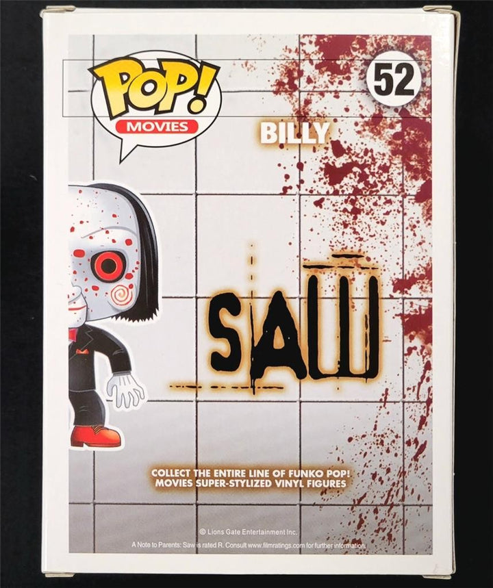 Tobin Bell signed Billy Funko Pop! 52 Saw Jigsaw autograph (B) ~ Beckett BAS