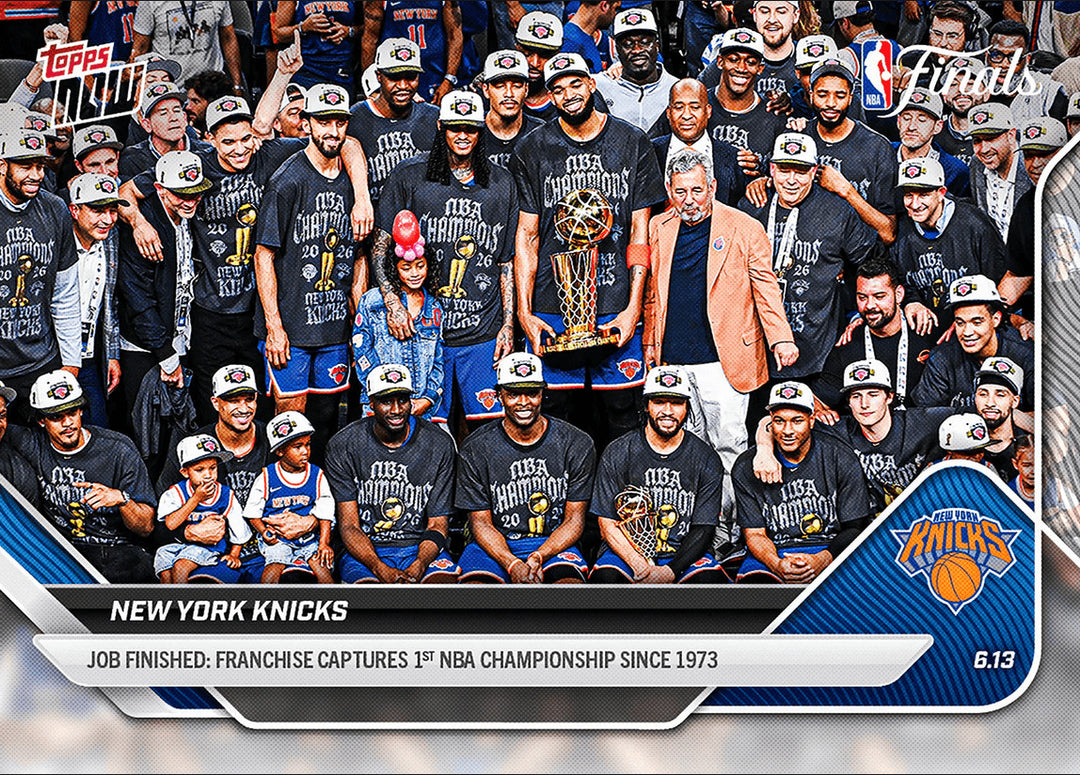 2025 Topps Now New York Knicks #341 Basketball Card