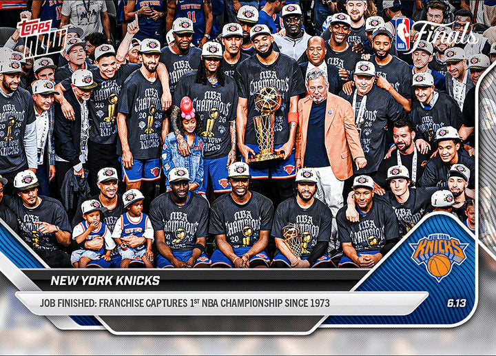 2025 Topps Now New York Knicks #341 Basketball Card