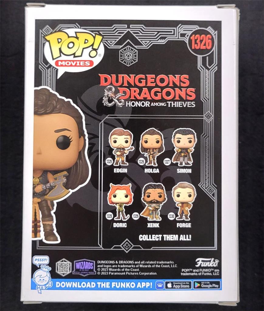 Michelle Rodriguez signed Holga Dungeons & Dragons Funko Pop! ~ Beckett BAS Holo