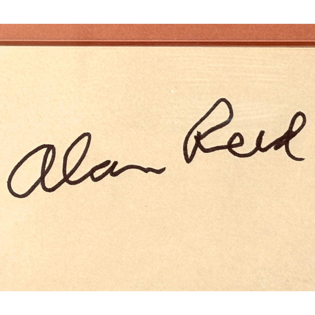 Alan Reed Fred Flintstones Signed Cut PSA/DNA Framed COA Autographed The