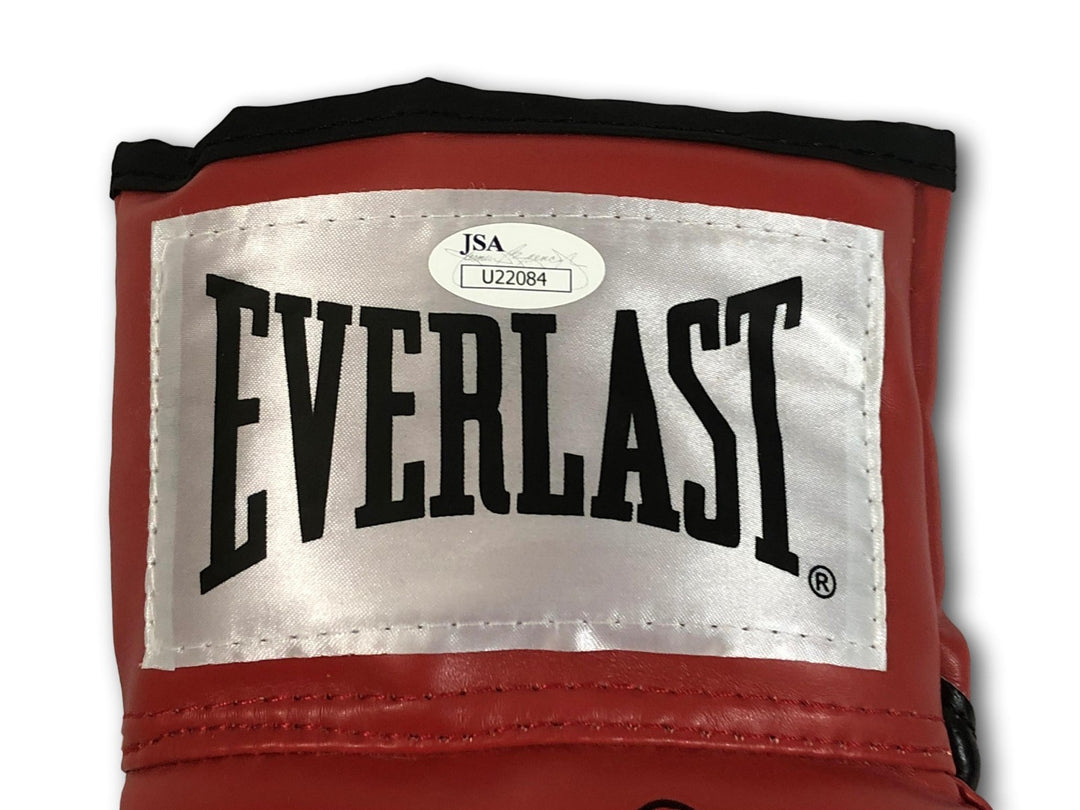 Boxing Legends Multi Signed Glove Hearns Spinks Carbajal Mercer Autograph JSA