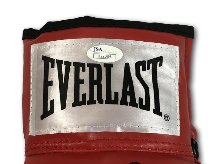 Boxing Legends Multi Signed Glove Hearns Spinks Carbajal Mercer Autograph JSA