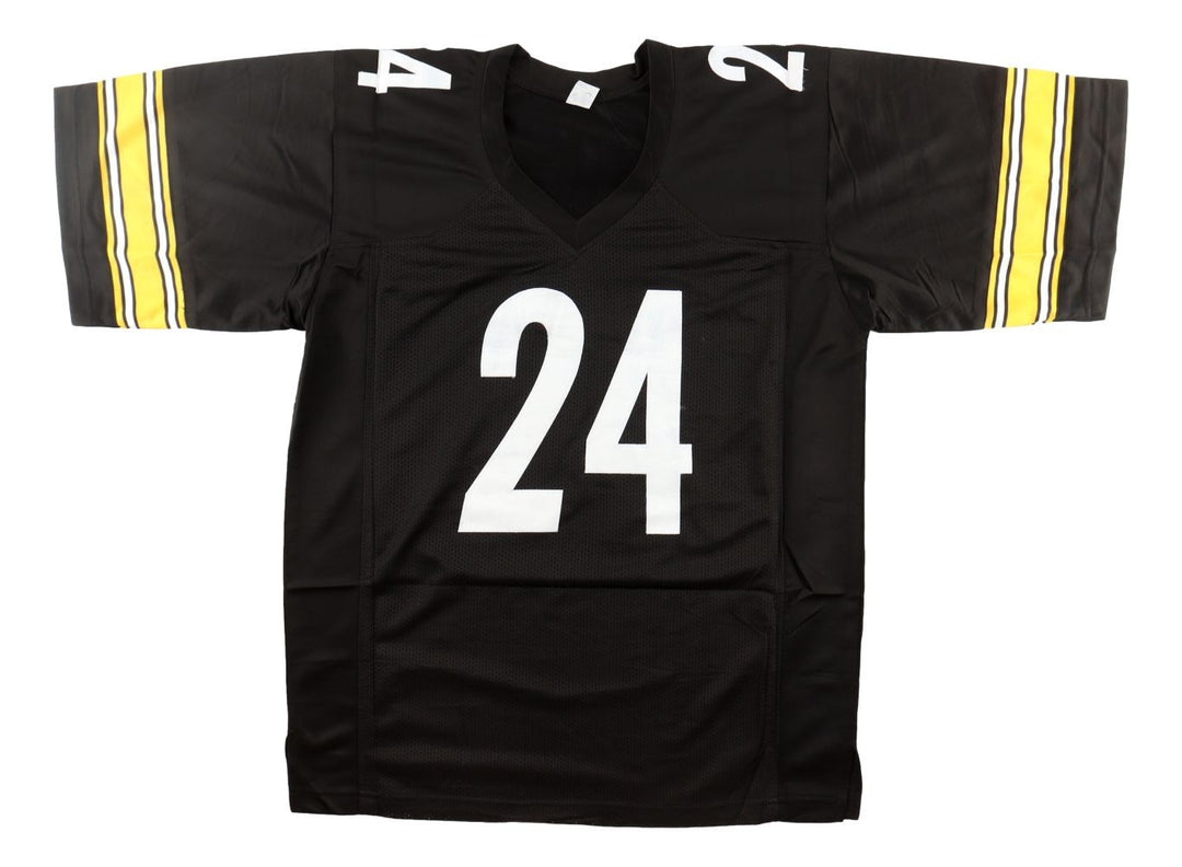 Joey Porter Jr Pittsburgh Signed Black Football Jersey JSA Hologram