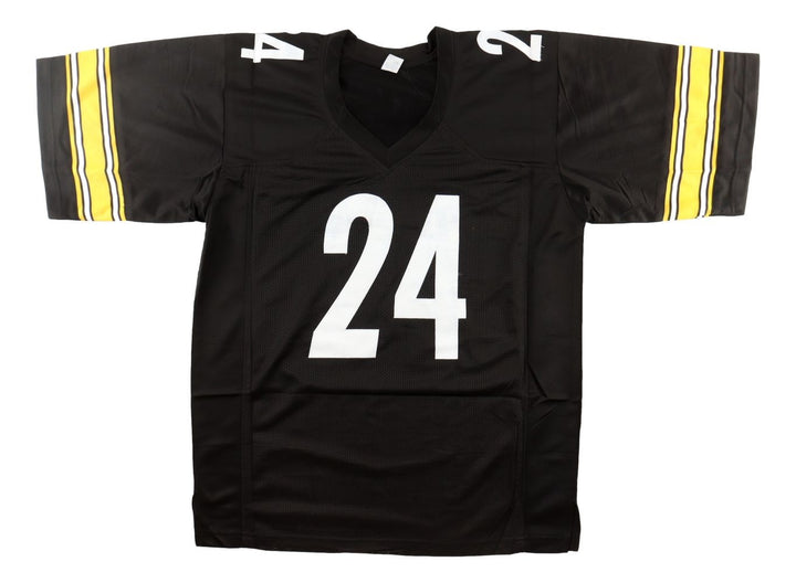 Joey Porter Jr Pittsburgh Signed Black Football Jersey JSA Hologram