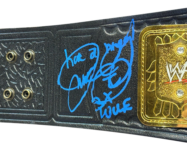 Mankind Mick Foley Autographed WWE WWF Attitude Era Championship Belt Signed JSA