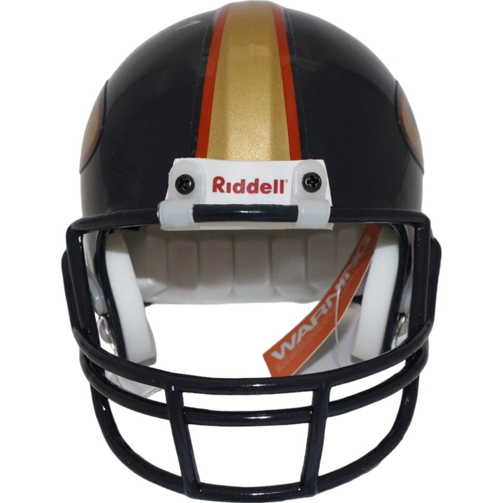 John Elway Autographed Colorado Crush VSR4 Mini Helmet Beckett 44136