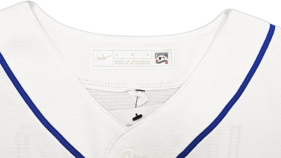 Mariners Ichiro Suzuki Auto White Nike Cooperstown Collect Jersey L HOF 25 BAS