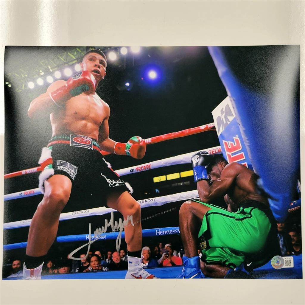 Jaime Munguia signed 11x14 photo boxing autograph ~ Beckett BAS Holo