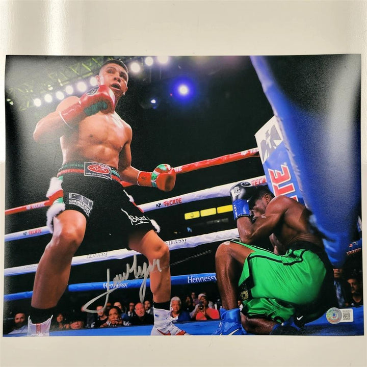 Jaime Munguia signed 11x14 photo boxing autograph ~ Beckett BAS Holo