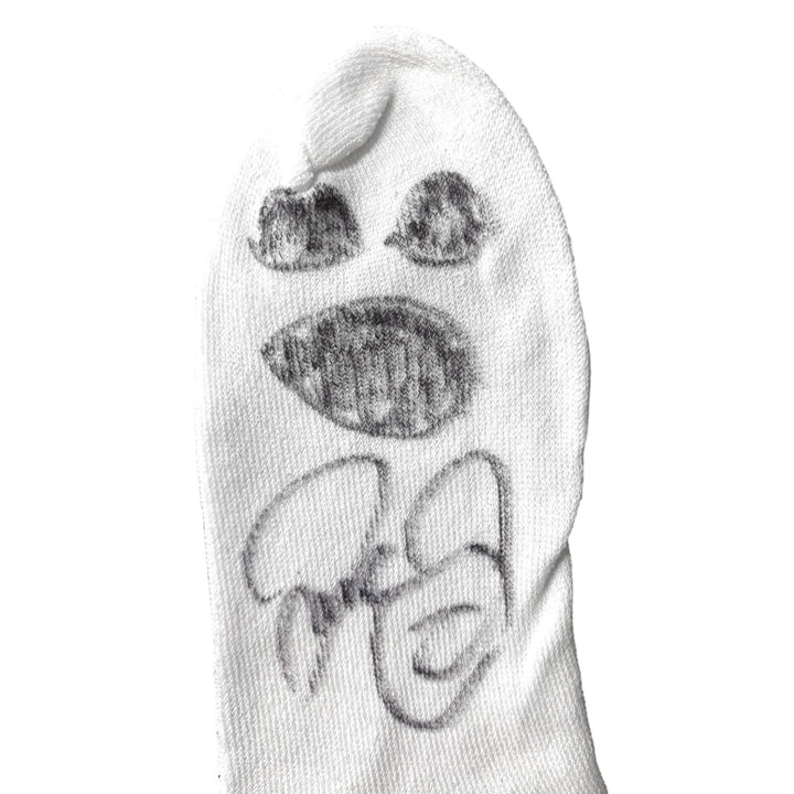 Mankind Mick Foley Autographed Mr. Socko Authentic Drawing JSA WWE WWF Signed