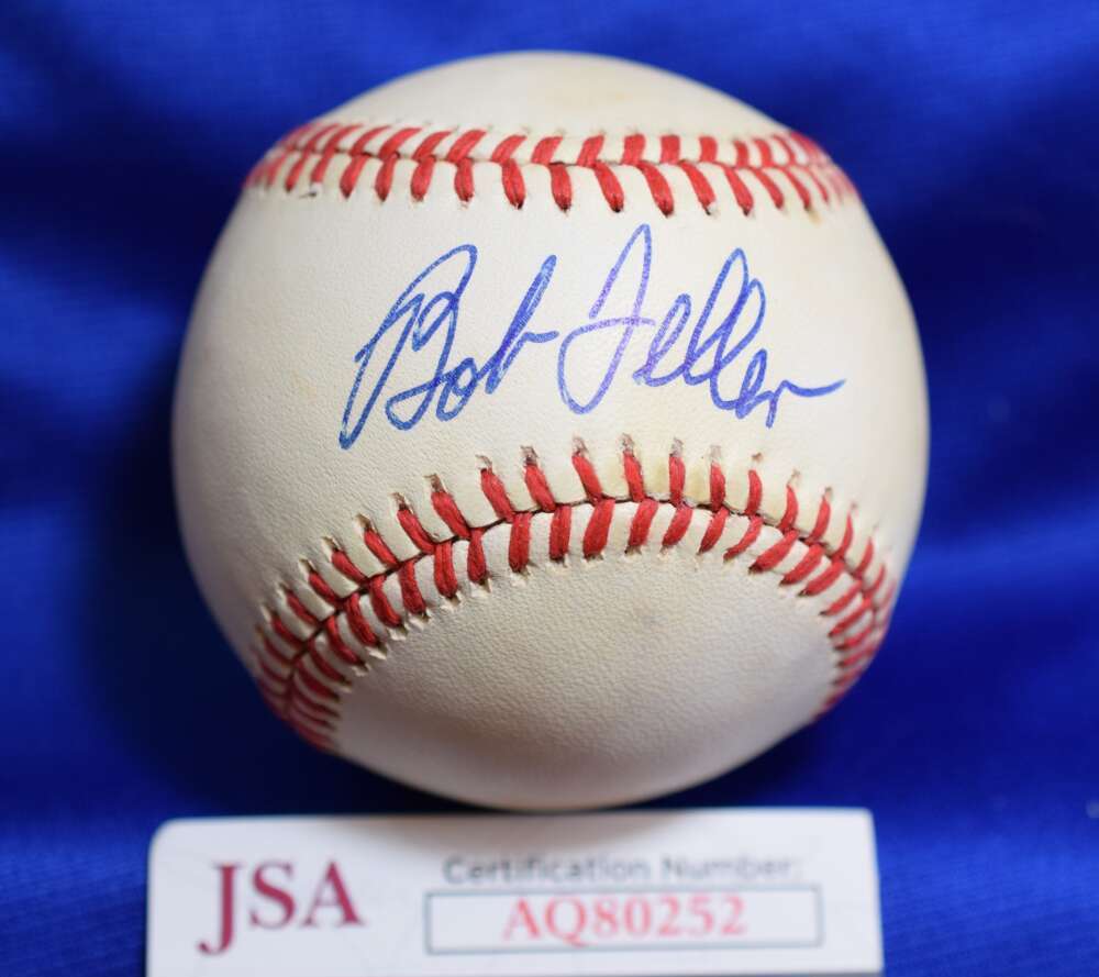 Bob Feller JSA American League Signed Baseball Autographed