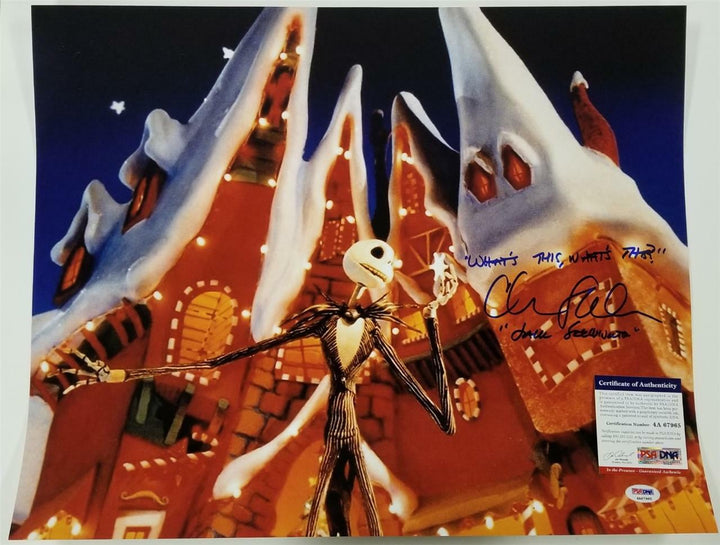 Chris Sarandon signed 16x20 Photo #10 Jack Skellington Quote B ~ PSA/DNA COA