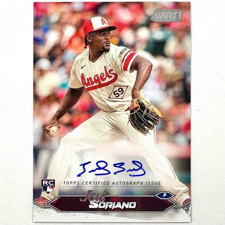 2024 Topps Stadium Club RC Jose Soriano autograph Rookie on-card auto LA Angels