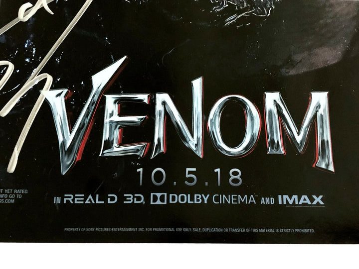 Tom Hardy Signed "Venom" 11x17 Authentic Movie Poster JSA COA Autograph Marvel