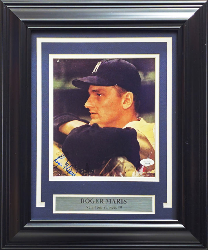 Roger Maris Autographed Signed Framed 8x10 Photo New York Yankees JSA #BB00412