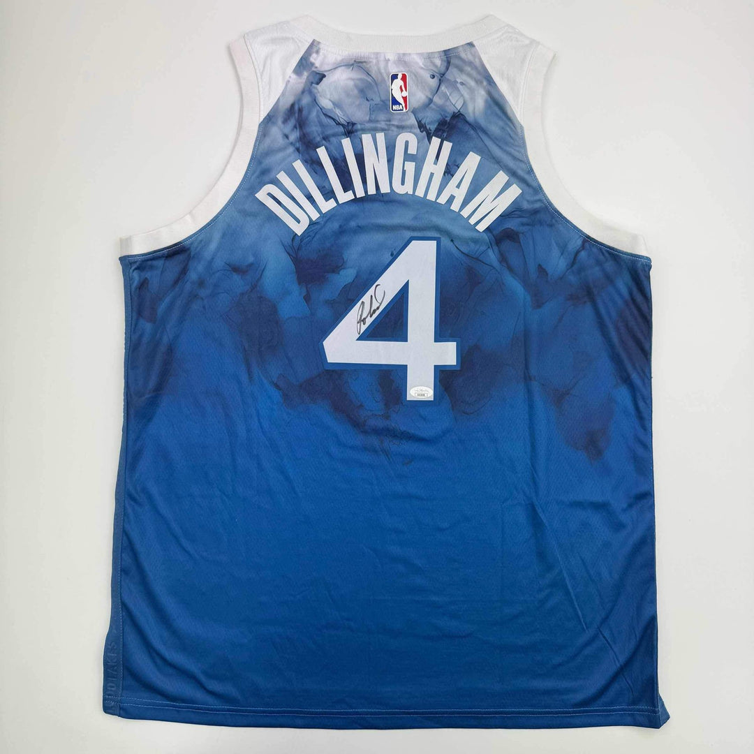 Autographed/Signed Rob Dillingham Minnesota Blue Basketball Jersey JSA COA