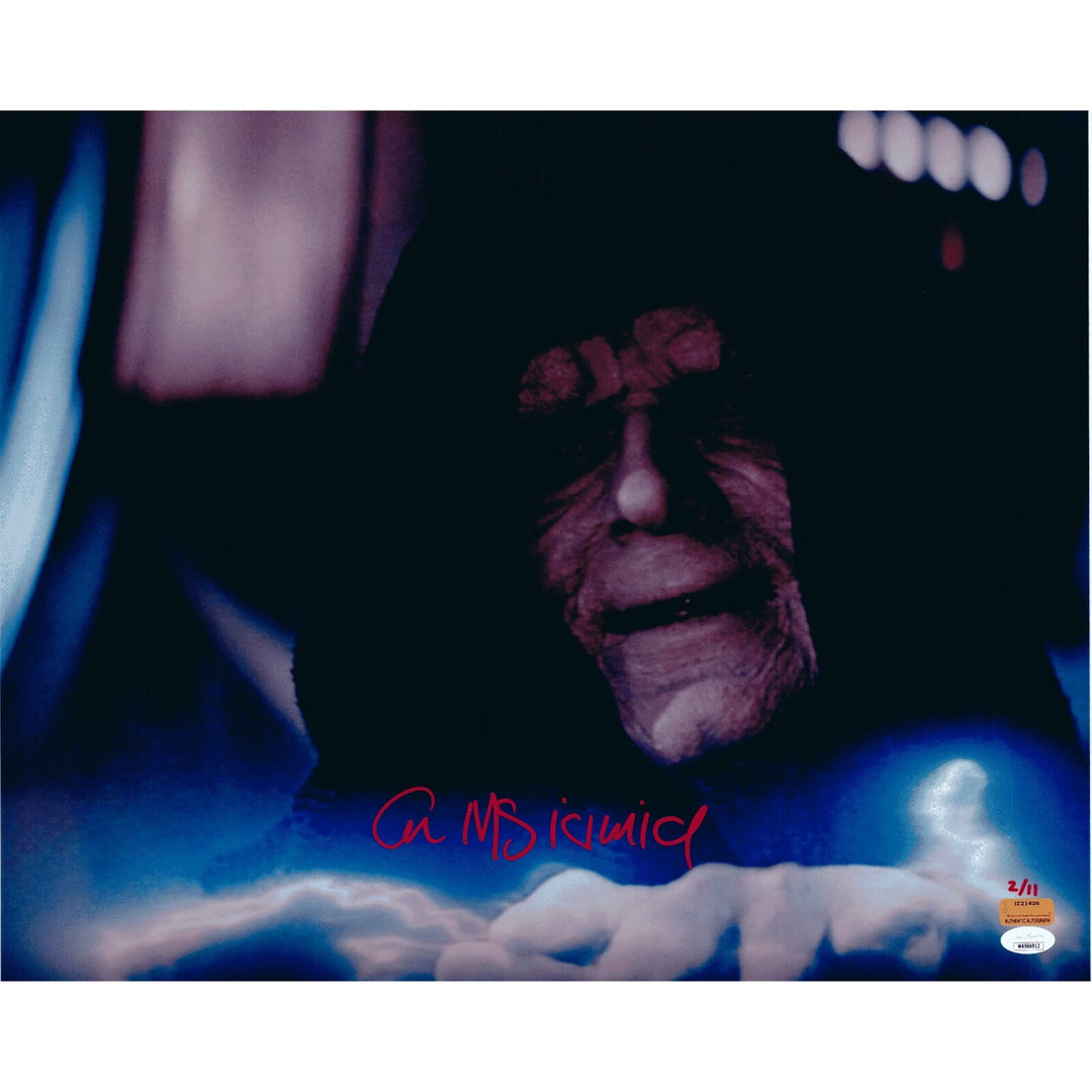 Ian McDiarmid Star Wars Autographed 16x20 Photo #D/11 Emperor Signed JSA IGM COA