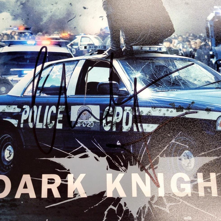 Christian Bale signed Dark Knight Rises 11x14 photo Batman ~ BAS Beckett Holo