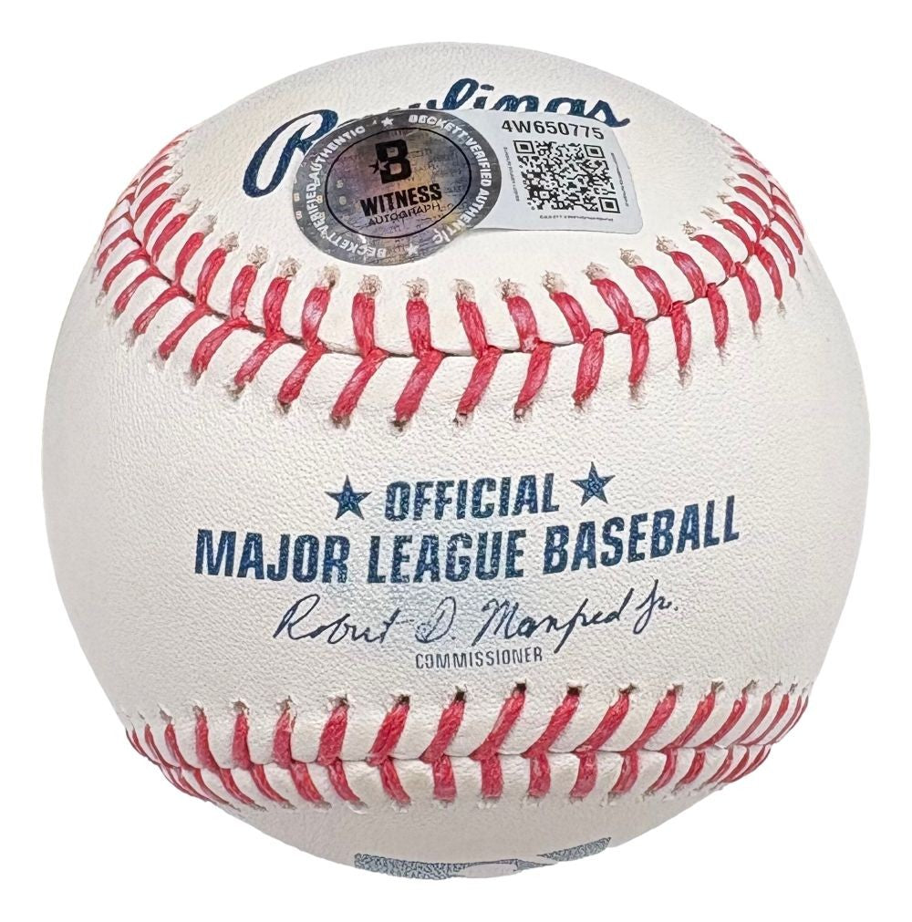 John Smoltz Atlanta Braves Signed Official MLB Baseball BAS