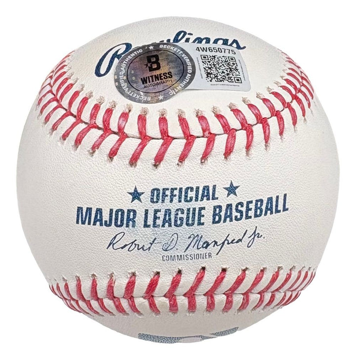 John Smoltz Atlanta Braves Signed Official MLB Baseball BAS