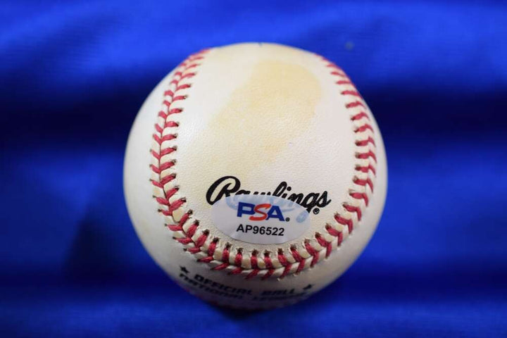 Milfred Rick Laurent PSA DNA Autograph National League ONL Signed Baseball
