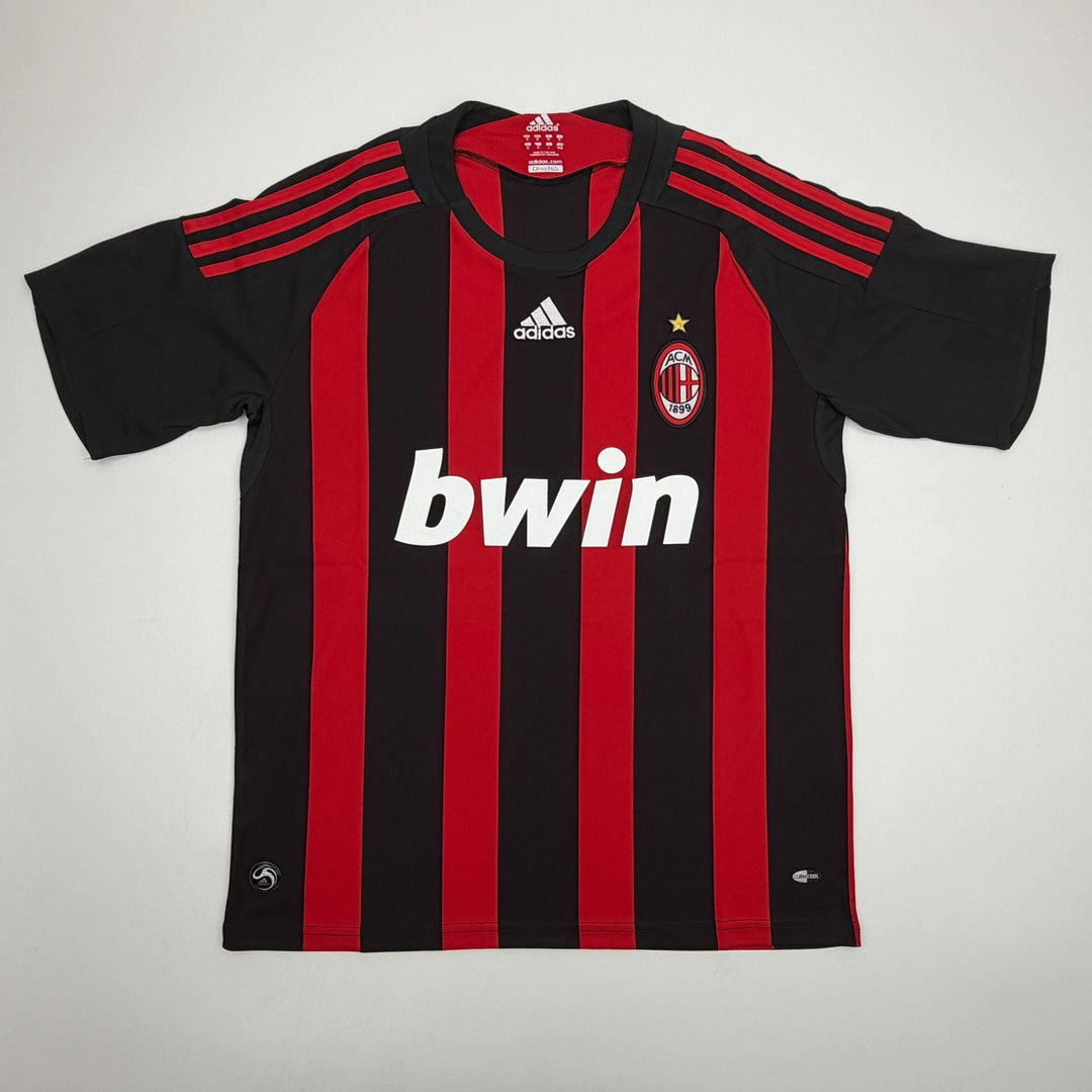 Autographed/Signed Andriy Shevchenko AC Milan Soccer Jersey Beckett BAS COA
