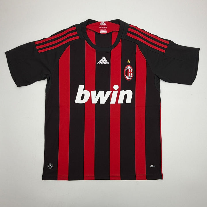 Autographed/Signed Andriy Shevchenko AC Milan Soccer Jersey Beckett BAS COA
