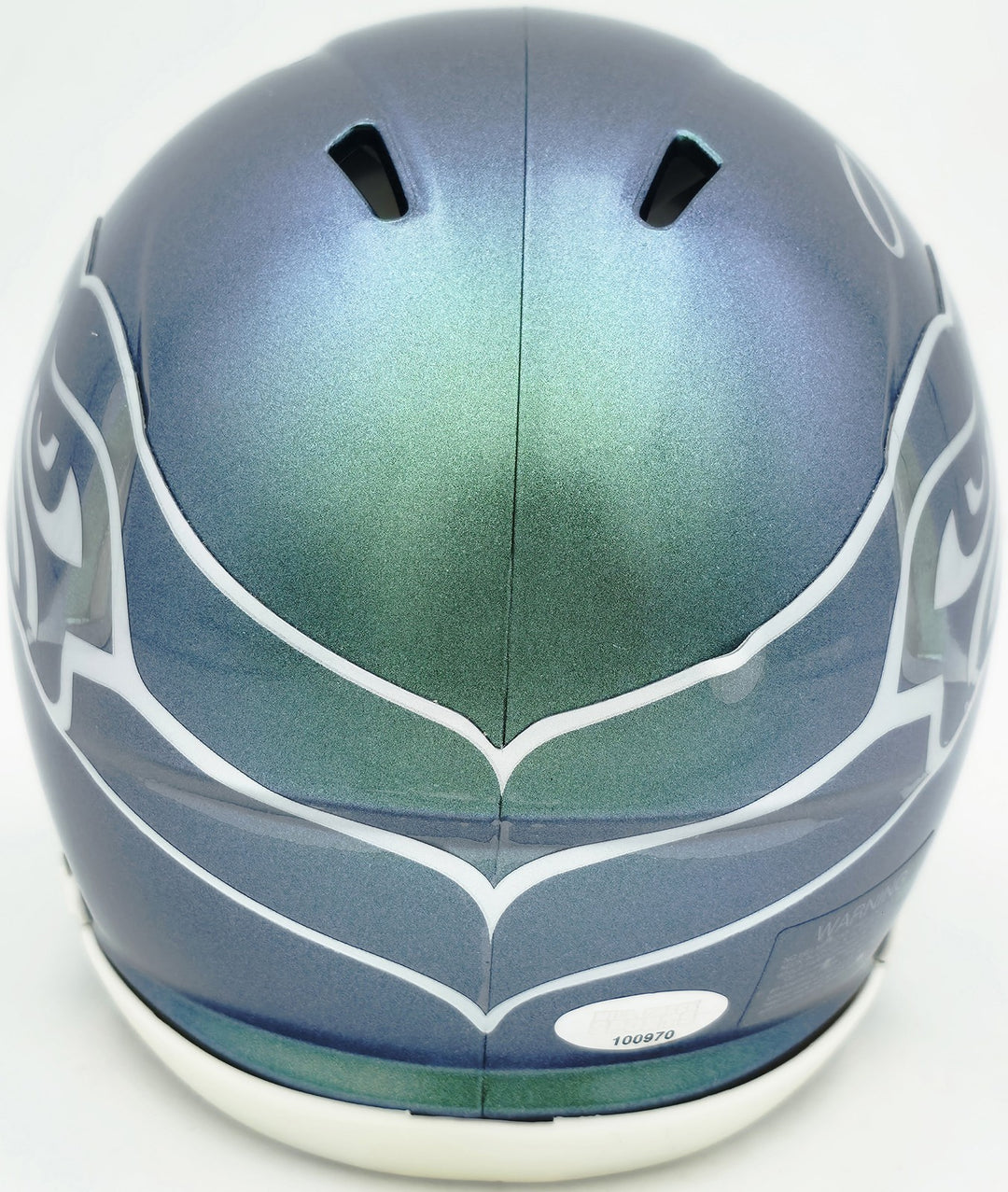 Julian Love Signed Seattle Seahawks Rivalries Speed Mini Helmet MCS Holo