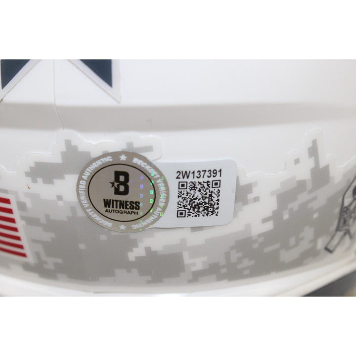 Jordan Addison Autographed Minnesota Vikings 24 STS Mini Helmet Beckett 53881