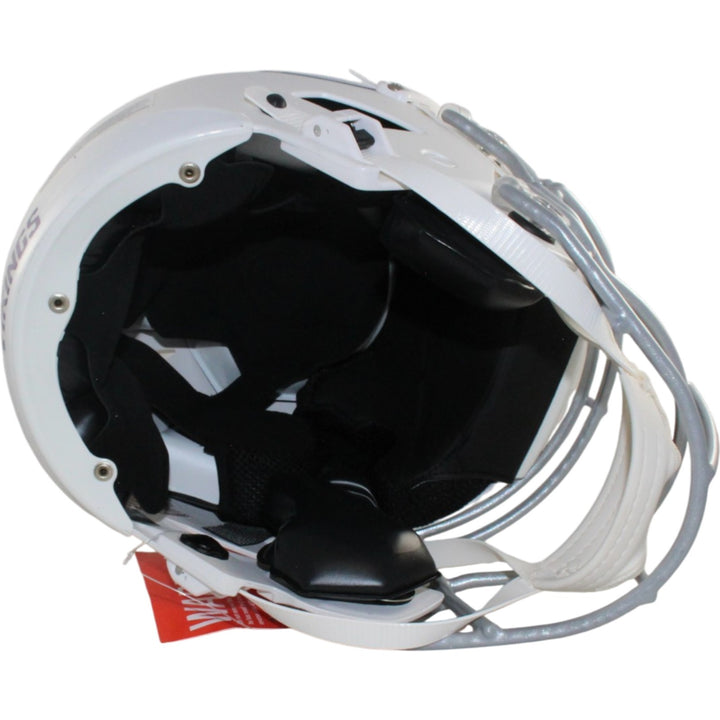 Jared Allen Autographed Minnesota Vikings Speedflex Alt Helmet Beckett W 55176