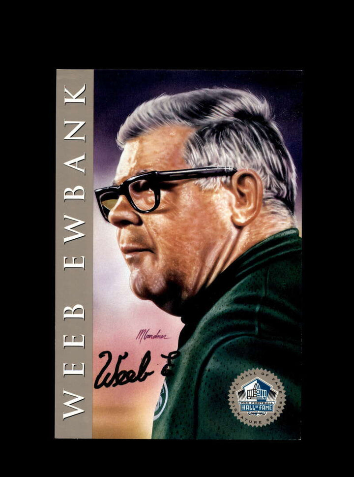 Webb Ewbank SGC Nm Mt 8 1998 HOF Signature Series New York Jets Autograph