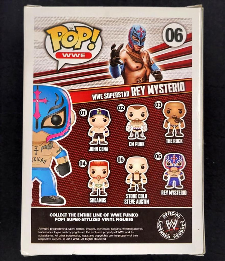 Rey Mysterio signed WWE Wrestling 7-Eleven Exclusive Funko Pop autograph ~ BAS