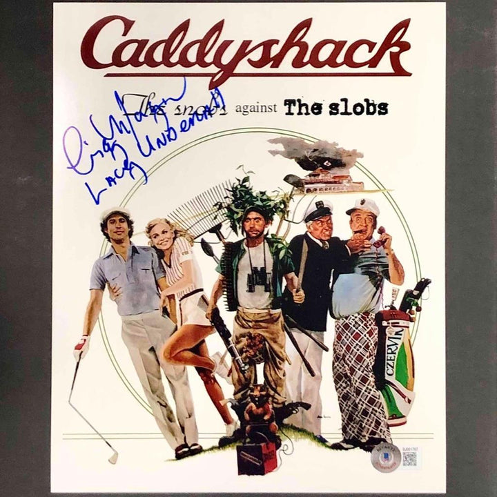 Cindy Morgan "Lacey Underall" signed Caddyshack 8x10 Movie Poster Photo BAS holo