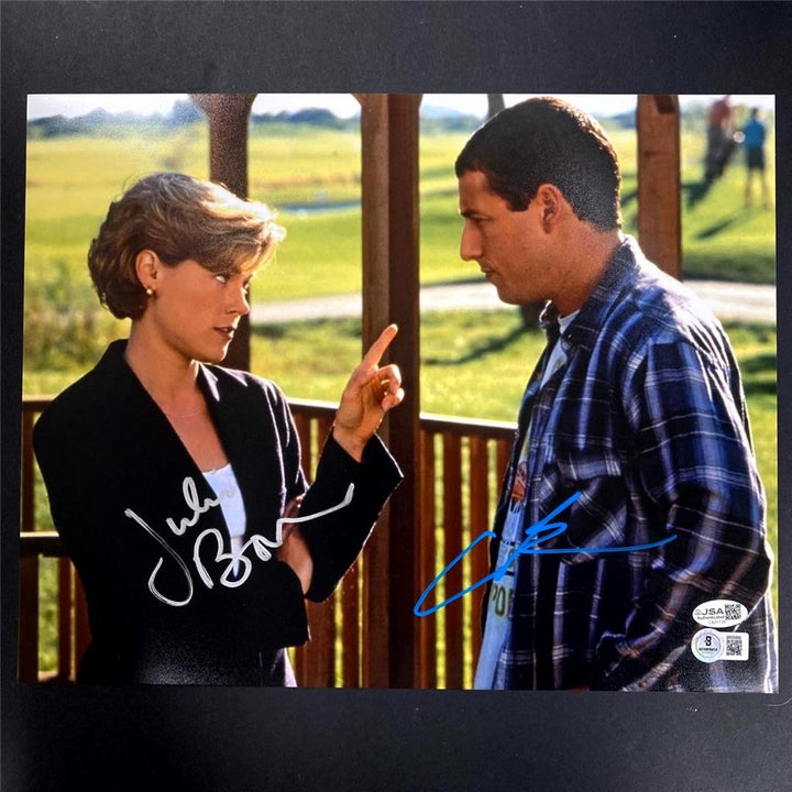 Adam Sandler & Julie Bowen signed Happy Gilmore 11x14 Photo autograph ~ JSA BAS