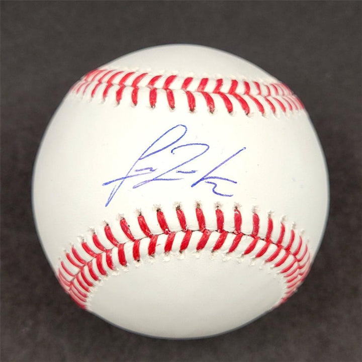 Luis Rengifo signed MLB Baseball FULL Autograph Angels BAS Beckett Witness Holo