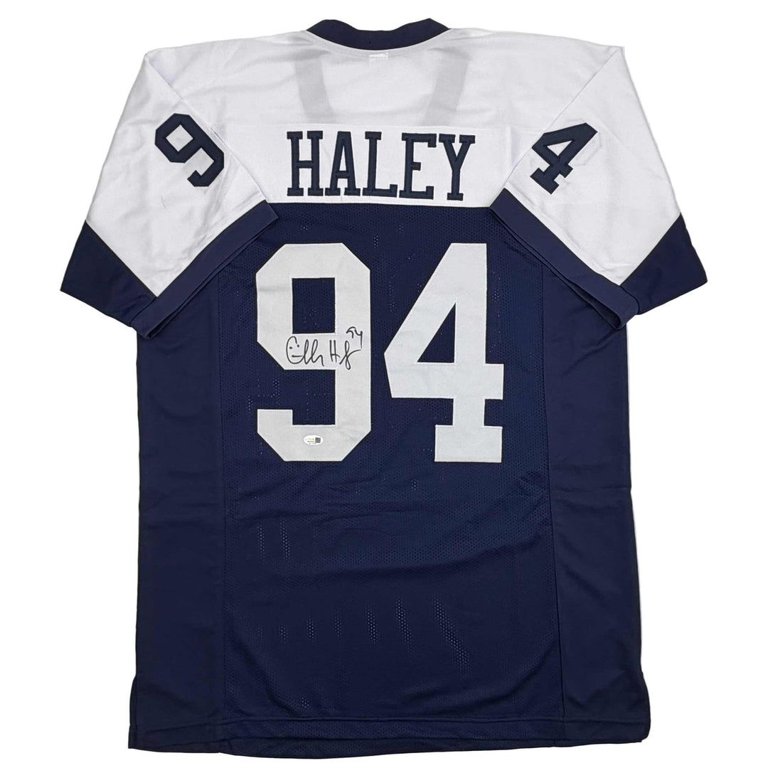 Autographed/Signed Charles Haley Dallas Thanksgiving Day Jersey JSA COA