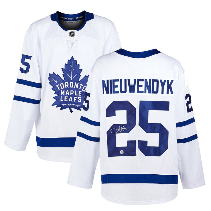 Joe Nieuwendyk Signed Toronto Maple Leafs White Fanatics Breakaway Jersey