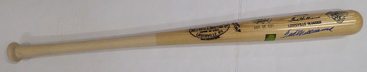 Ted Williams Signed L Slugger Game Model Bat Red Sox #/521 Beckett #AE85510
